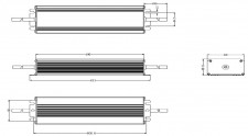 LED power supply 12vdc 200w