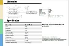 led module specs